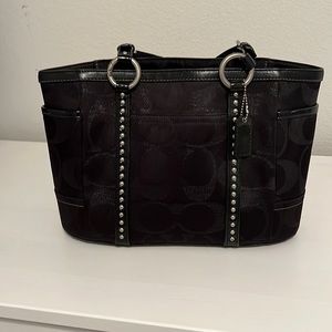 Black Coach Tote